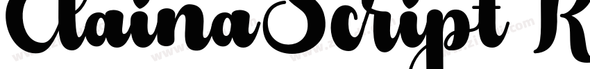 ElainaScript Regular字体转换